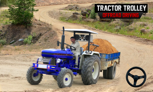 Tractor Trolley Driving Sim 3D