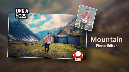 Android application Mountain Photo Editor screenshort