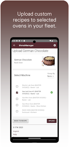 BAXTER MenuManager Screenshot 3 - AppWisp.com
