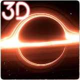 Black Hole Simulation 3D Live Wallpaper icon