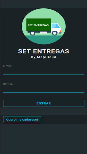 Android application Set Entregas screenshort