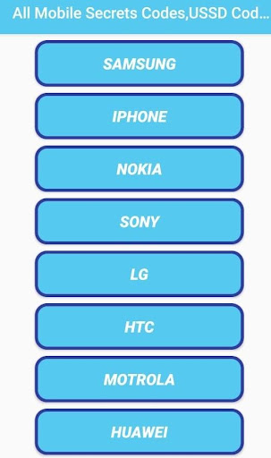 All mobile secret codes, USSD Codes ,Hidden Tricks