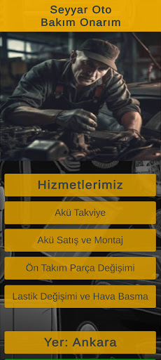 Seyyar Oto Bakım Onarım Screen 3