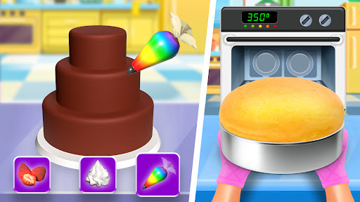 Android application Cake Sweet Bakery Shop Games screenshort