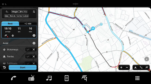 DAF Truck Navigation Screen 3