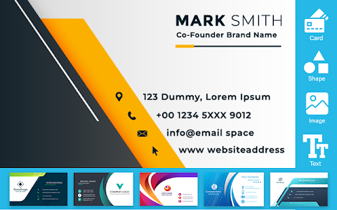 Visiting Business Card Creator Unknown