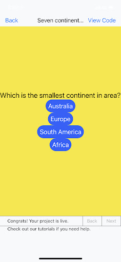 Seven Continent Quiz