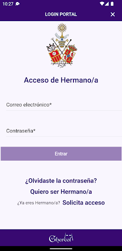 Android application Hermandad de Pasión Sevilla screenshort