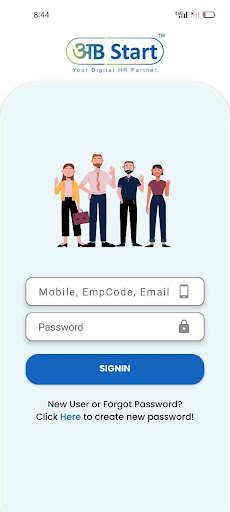 Android application ABStart screenshort