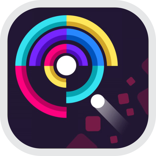 Falls of colour collection fun logo