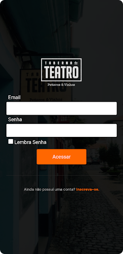 Android application Taberna do Teatro screenshort