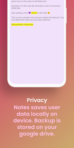 Notes Screen 3