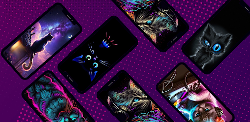 Android application Neon Animal Wallpapers screenshort