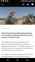 screenshot of American Military News