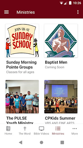 Crosspointe Baptist Church Screen 2