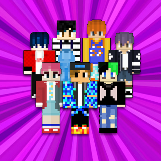 BTS group minecraft skins Download on Windows