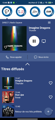 Radio Espace Screen 2