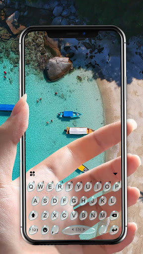 Transparent Beach Theme Screen 3