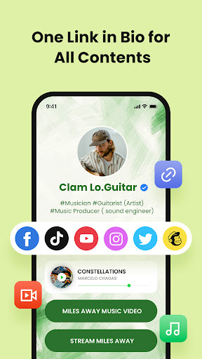 Linkr: Link in Bio for Creator Screen 2