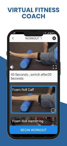 Screenshot of Foam Roll Massage Flexibility