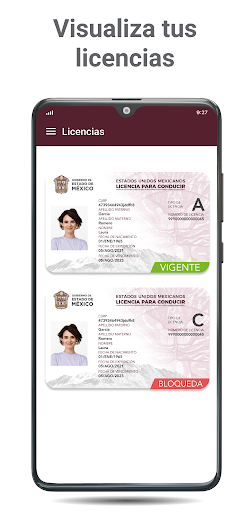 Android application Licencia Digital EDOMEX screenshort