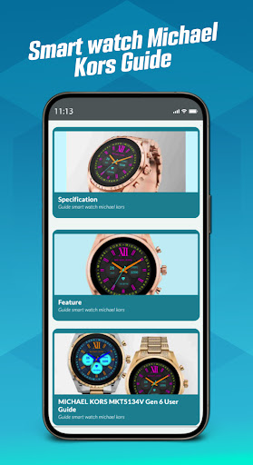 smart watch michael kors guide Screenshot 3 - AppWisp.com