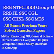 RRB NTPC, Group-D, SSC CGL, CHSL, MTS Solved Paper