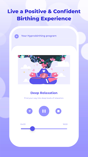 Android application Blessed: Pregnancy Meditation screenshort