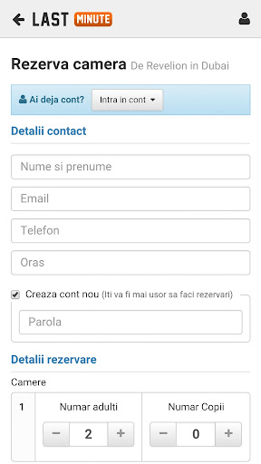 Last Minute - Rezervari vacant Screenshot 4 - AppWisp.com
