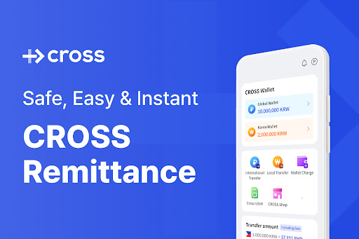 Android application CROSS: Global Remittance screenshort