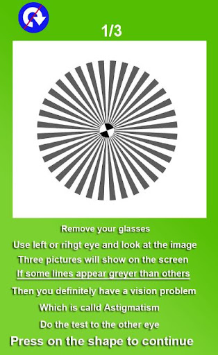 Android application Eye Test 2024 screenshort