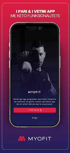 Android application MYOFIT screenshort