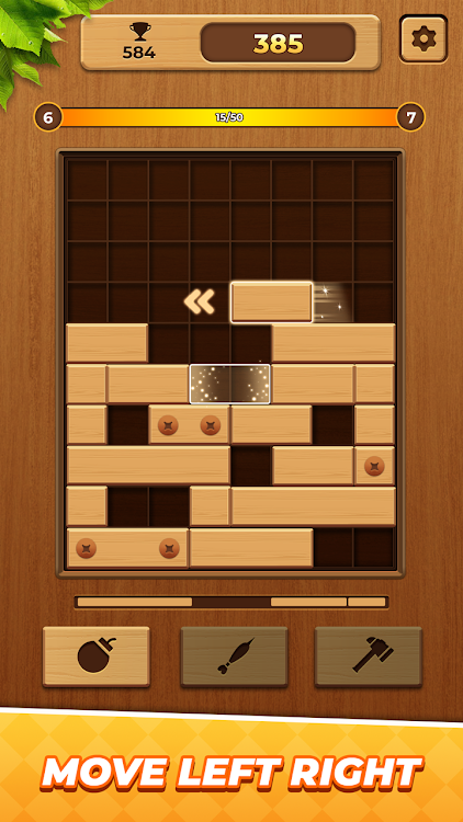 Slide Block: Drop Wood Puzzle - New - (Android)