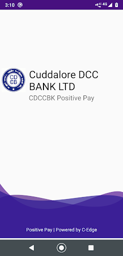 Android application CDCCBK Positive Pay screenshort