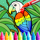 Bird Book Coloring: Painting By Number 1.0