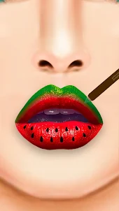Diy Lip Art: Makeup Game