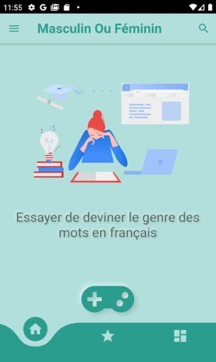 Android application Masculin ou Féminin screenshort