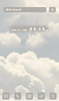 screenshot of Simple Clouds Theme +HOME