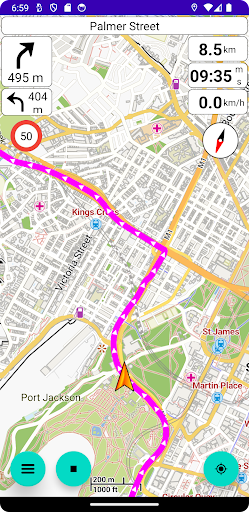 BMaps Navigation Screen 2