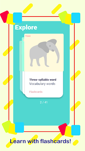 Animals learning cards Screen 3