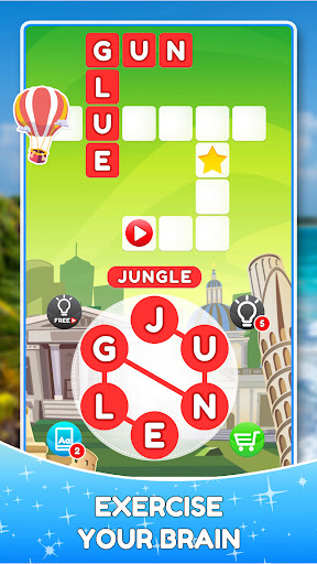 Word Travels Crossword Puzzle Screen 3