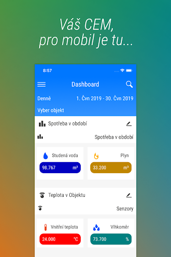 Android application CEMA - CEM Asistent screenshort