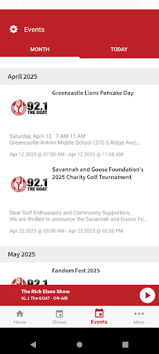 92.1 The GOAT Screenshot 4 - AppWisp.com