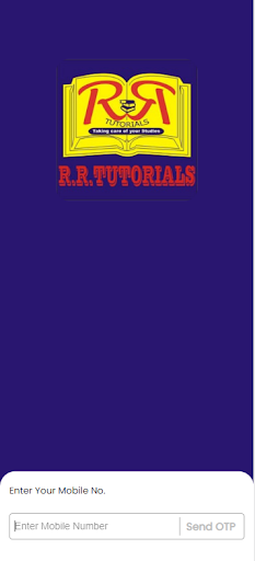 Android application RR TUTORIALS screenshort
