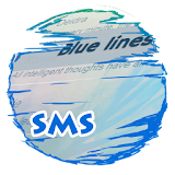 Blue lines S.M.S. Skin icon
