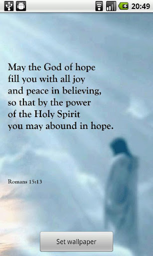 Bible Verse Live Wallpaper Screen 2
