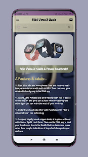 Fitbit versa 3 guide 1 APK screenshots 13