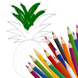 塗り絵教室-果物 icon