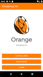 Orange Shopping List