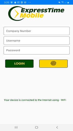 ExpressTime Mobile Screen 2